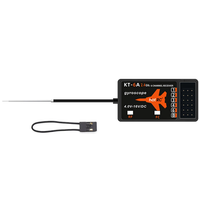 HOTRC KT-6A 2.4GHz 6CH PWM Receiver With Gyroscope for Mini RC Planes RC Car Boat
