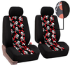Housse 8Pcs / Set de siège de voiture densemble complet respirant confortable de tissu de maille de lair 3D