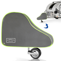 Housse dattelage ELUTO en tissu non tissé universel pour attelage de remorque de caravane imperméable respirant ave