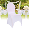 Housse de chaise de banquet blanche housse de chaise de salle à manger élastique housse de siège extensible décorations