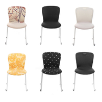 Housse de chaise de bureau élastique protecteur de chaise dordinateur lavable