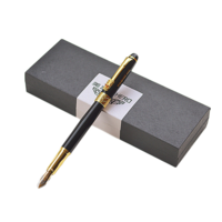 Héros 8608 entreprise de luxe stylo à plume 0.7mm plume métal complet Dragon chinois écriture stylo signature stylo bure