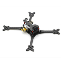 HSKRC Foss 210 210mm Empattement 4mm Bras 3K 5 Inch FPV Courses Kit de Cadre en Fibre de Carbone pour Drone RC