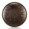 Huashu 6 pouces 11 tons en acier Durable langue tambour tambour à main en acier au carbone débutant mélomanes cadeau ave