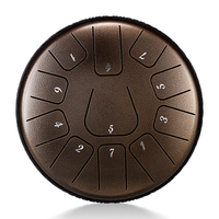 Huashu 6 pouces 11 tons en acier Durable langue tambour tambour à main en acier au carbone débutant mélomanes cadeau ave