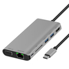 Hub FD-F67 type-c avec lecteur de carte SD USB3.0 VGA 2 ports compatible HDMI Port Gigabit Ethernet Station daccuei
