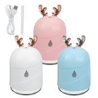 Humidificateur dair à ultrasons 220ML Home Office Car Fogger Mist Maker avec LED veilleuse