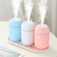 Humidificateur dair USB avec Colorful lumières 2W 260ml capacité 35-40ml / h à faible bruit pour le bureau à domici