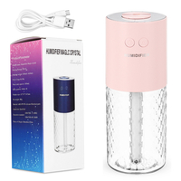 Humidificateur dair USB Humidificateur dhumidité profonde 200 ML LED Pulvérisateur à brume fraîche veilleuse