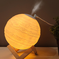 Humidificateur de lampe de lune Diffuseur daromathérapie LED Lampe de bureau de bureau avec fonction dhumidifi