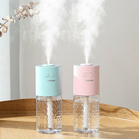 Humidificateur de projection Mini USB Humidificateur dair Colorful Lampe dambiance Lampe de projection Maison