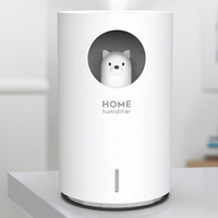 Humidificateur mignon pour animaux de compagnie 900ML couleur de grande capacité LED lumière silencieuse synchronisation