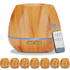 Humidificateur ultrasonique dair dhumidificateur dair darome de grain de bois Atomiseur aromatique d