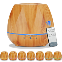 Humidificateur ultrasonique dair dhumidificateur dair darome de grain de bois Atomiseur aromatique d