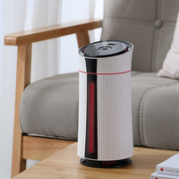 Humidificateur USB portable 2 vitesses diffuseur dair en mode pulvérisation purificateur brume fraîche Colorful LED