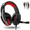 Hunterspider V-6 casque de jeu casque dordinateur LED casque lumineux son surround basse RGB jeu avec Microphone