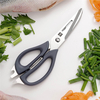 Huohou 30Cr13 ciseaux de cuisine en acier inoxydable ensembles pointus trousse à outils antidérapante fruits ciseaux à v