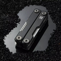 HuoHou Mini couteau pliant multifonction couteau en acier inoxydable EDC outil pince à épiler oreillette de