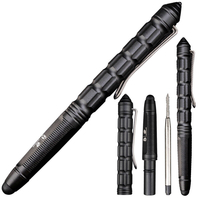 HX OUTDOORS Stylo tactique multifonctionnel Survie capacitive Autodéfense Anti-loup Stylo divin de protection Écriture S