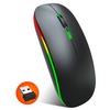 HXSJ M40 Souris sans fil ultra-mince 2.4G Souris sans fil rechargeable rechargeable Conception ergonomique 1600 DPI pour