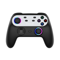 HY-9017 RGB Wireless bluetooth Game Controller Six-axis Programming Dual Joystick Gamepad Support Turbo Function Dual Mo