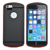 Hybride unique cadre de TPU de couverture de pare-chocs de pc pour iphone 6 plus