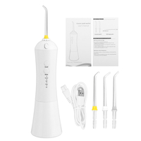 Hydropulseur électrique portatif USB 800mAh Rechargeable IPX7 étanche Irrigateur Oral eau cure-dents soins dentaires ave