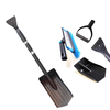 Ice Snow Scraper Combinaison Winter Vehicle Wind Shield Pinceau de voiture ShovelRetractable Removal Black