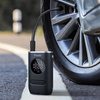 iMars® Enusic ™ 4000mAh 150PSI OLED Display Pompe à air sans fil Détection de la pression des pneus LED Gonfleur de pneu