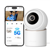 IMILAB C40 8MP 4K HD Security Camera 5G WiFi Indoor Surveillance for Kid Baby Pet PTZ Cam with Person Pet Track Powerful