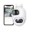 IMILAB EC6 Dual 2K Lens WiFi Spotlight Camera 360° PTZ Wireless Cam Color Night Vision AI Detection Two-way Audio Siren