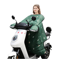 Imperméable à leau coupe-vent moto équitation pare-brise couverture de couette Scooter électrique épaissir hiver ch