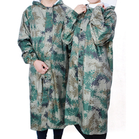 Imperméable anti-UV long manteau imperméable imperméable de manteau de pluie de manteau de pluie avec le chapeau