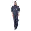Imperméable Imperméable À Capuche Veste De Pluie Avec Pantalon Pour Hommes Femme Costume Ferme Travail En Plein Air Capo