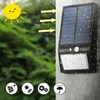 Imperméable IP65 PIR Capteur 24 LED Lumière Solaire Blanc / Noir Ombre Blanc Lumière Applique Extérieure Genden