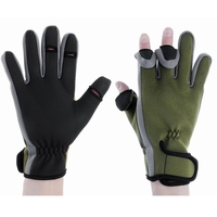 Imperméable Neoprene Camo Gants Course De Moto Doigts Pliants Pêche Tir Chasse