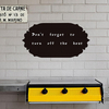 ImperméableàleauamovibleirrégulièreNoirboard Decor Stickers ChalkBoard autocollant po