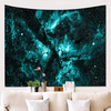 Impression 3D tapisserie tenture murale vert magique galaxie décoratif mur tapis drap de lit magique galaxie décor à la