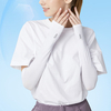 Impression de lettre de couleur unie de soie de glace de femmes long gant respirant de manches de protection solaire