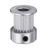 Imprimante 3D à alésage 20T 6, 35 mm GT2 Poulie de distribution pour courroie de 10 mm de largeur
