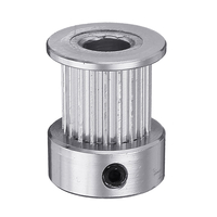 Imprimante 3D à alésage 20T 6, 35 mm GT2 Poulie de distribution pour courroie de 10 mm de largeur