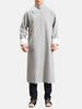 INCERUN Ethnique Vintage Chinois Wing Chun Kung Fu Cheongsam Tunique Robes Robes Longues Tops pour Hommes