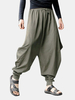 INCERUN Hommes Casual Harem Pantalon Lâche Respirant Baggy Pantalon Grande Taille S-5XL