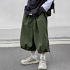 INCERUN Men Casual Commuting Loose Fit Pants Trendy Wide-leg Trousers Cropped Pants for Spring Fall Plus Size S-5XL
