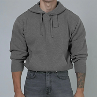 INCERUN Men Fashion Men Sweatshirts Hooded Long Sleeve Hoodies Streetwear Solid Color Daily Casual Men Pullover S-5XL