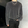INCERUN Men Mesh Thin Long Sleeve T-shirts Comfortable Loose Fit Sun Protection Crew Neck Top Large Size S-5XL for Sprin