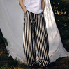 INCERUN Mens Casual Ethnic Striped Loose-Fit Pant Comfortable Wide Leg Long Trousers Plus Size for Men S-5XL