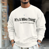 INCERUN Mens Letter Print Long-Sleeve Pullover Fashion Daily Casual Classic Basics Crew Neck Pullover Hoodies for Men La