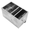 Intercepteur en acier de lintercepteur 500 × 290 × 290mm de piège à graisse dacier inoxydable