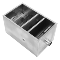 Intercepteur en acier de lintercepteur 500 × 290 × 290mm de piège à graisse dacier inoxydable
